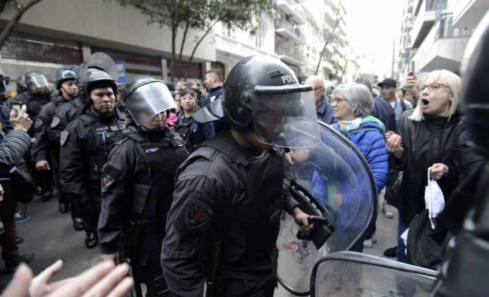 Cristina Fernández, marcha, Policía de la Ciudad, NA