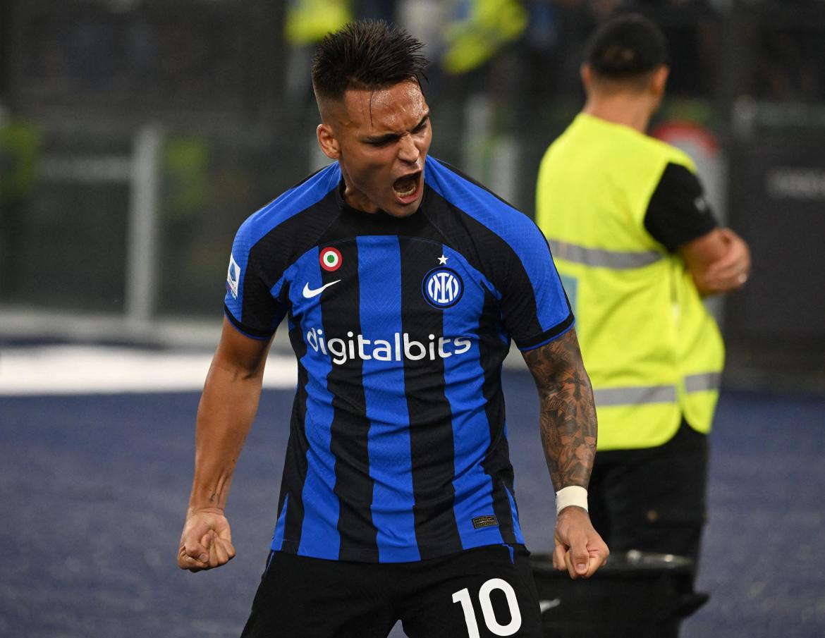 Lautaro Martínez, el goleador del Inter. Foto: NA.