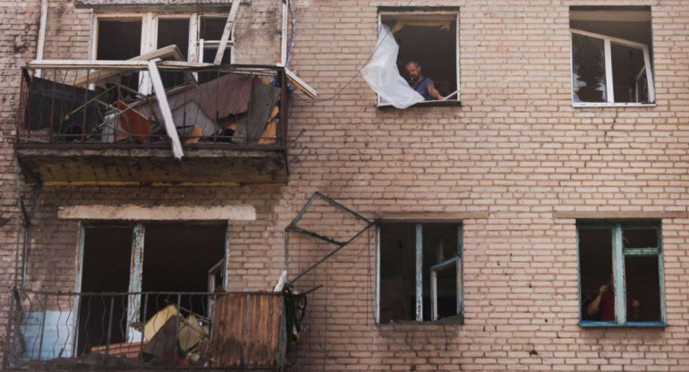 Daños bombardeos Ucrania Foto Reuters