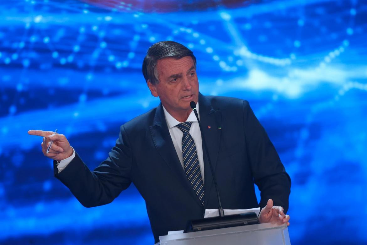 Bolsonaro en el debate presidencial_EFE