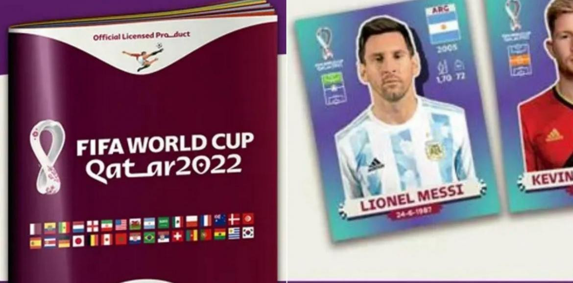 Álbum de figuritas Mundial de Qatar 2022. Foto: Panini