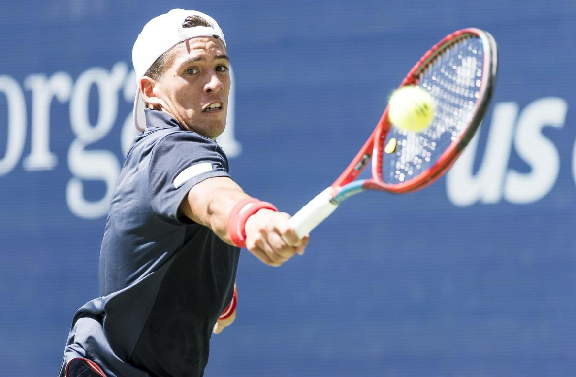 Sebastián Báez en el US Open. Foto: EFE.