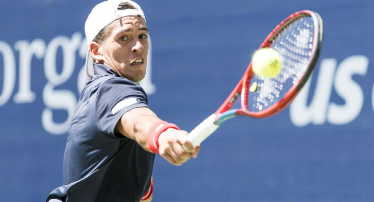 Sebastián Báez en el US Open. Foto: EFE.