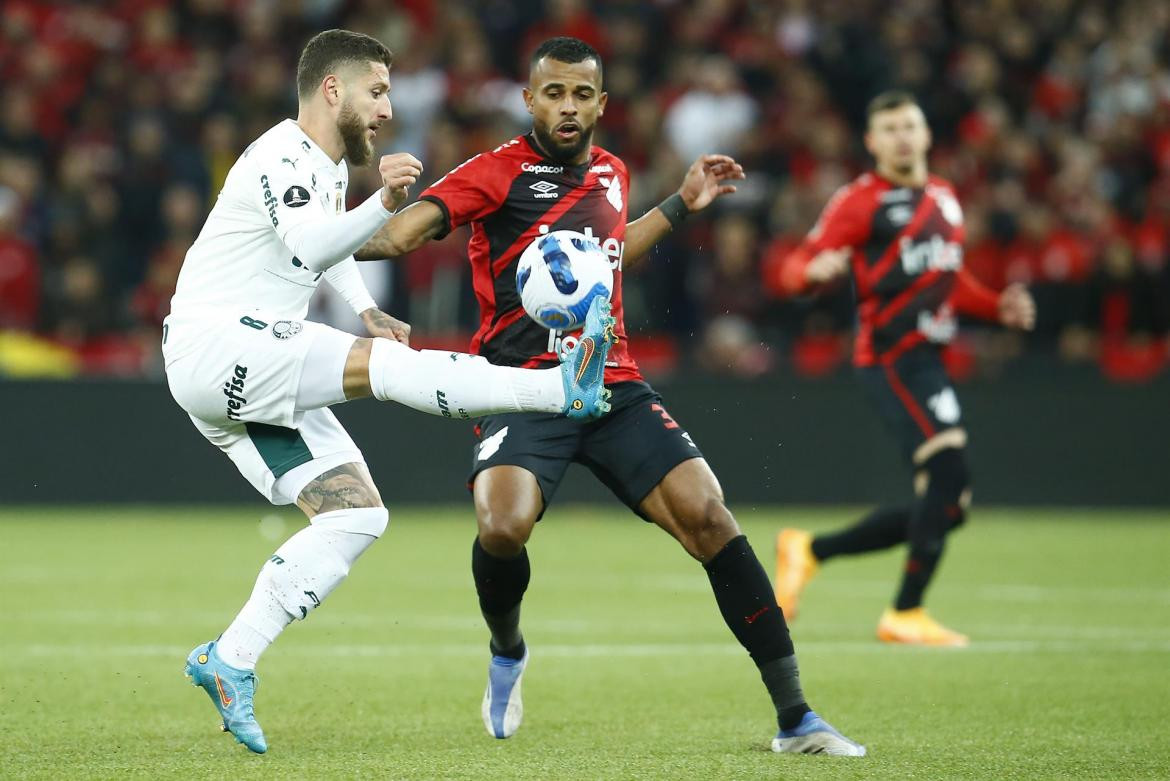 Atlético Paranaense vs Palmeiras, Copa Libertadores. Foto: EFE.