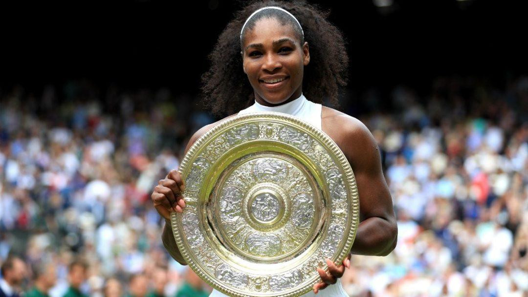 Serena Williams en Wimbledon.