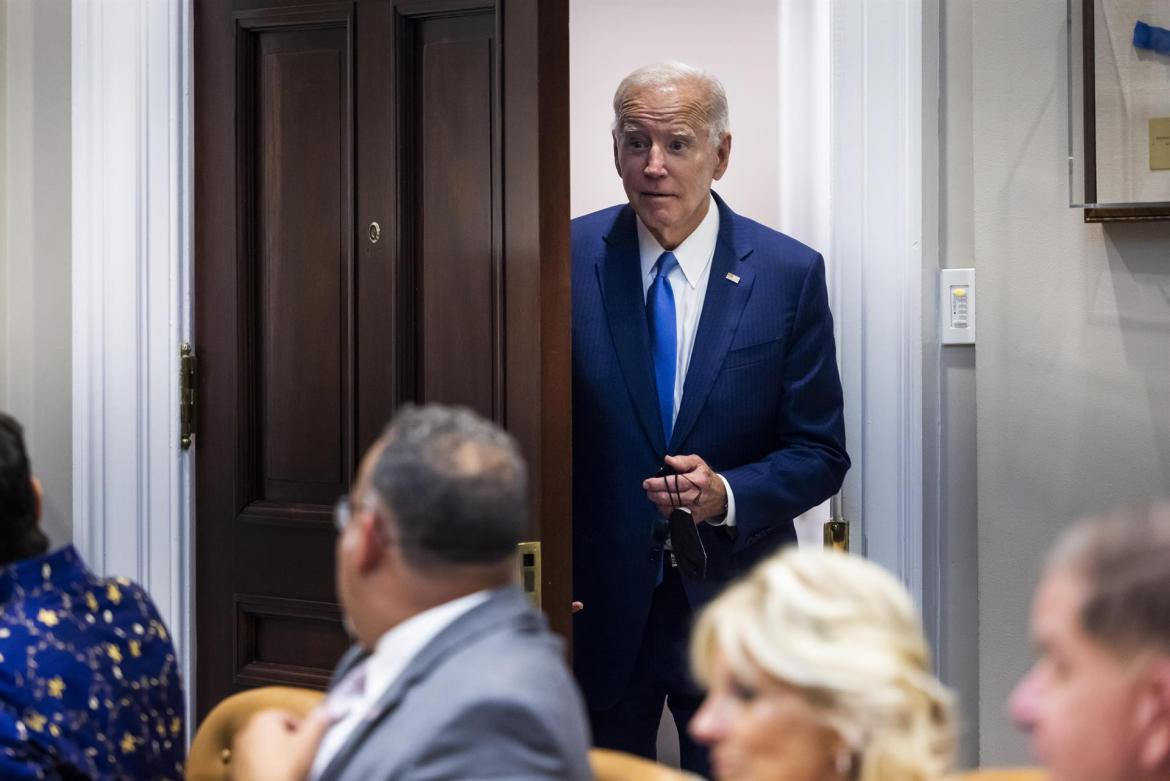 Joe Biden en reunión por la falta de docentes_EFE