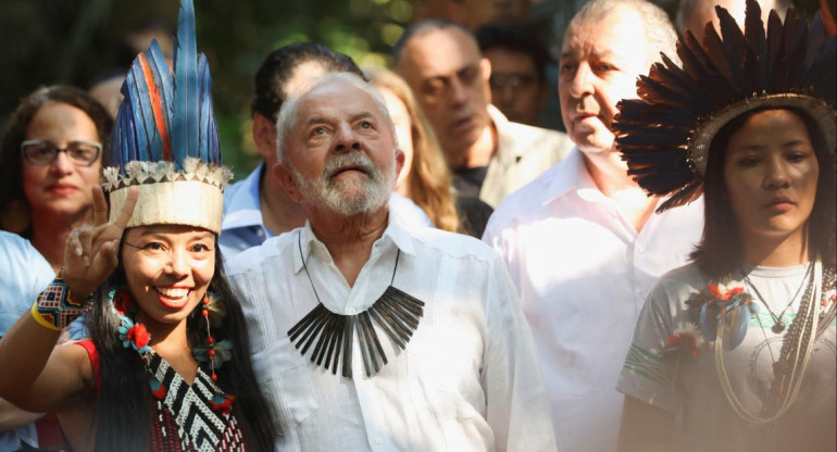 Lula se reunió con comunidades indígenas_Reuters