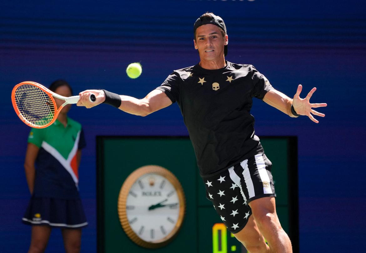 Federico Coria en el US Open. Foto: REUTERS.