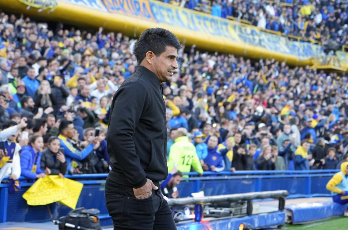 Hugo Ibarra, el técnico de Boca. Foto: NA.