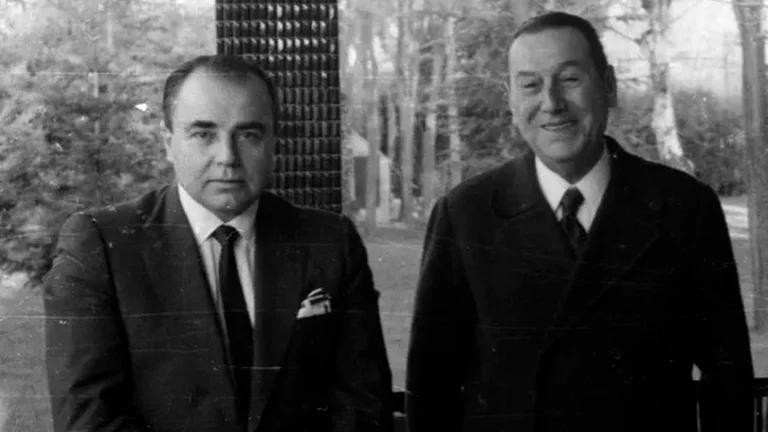 Domingo Liotta junto a Juan Domingo Perón