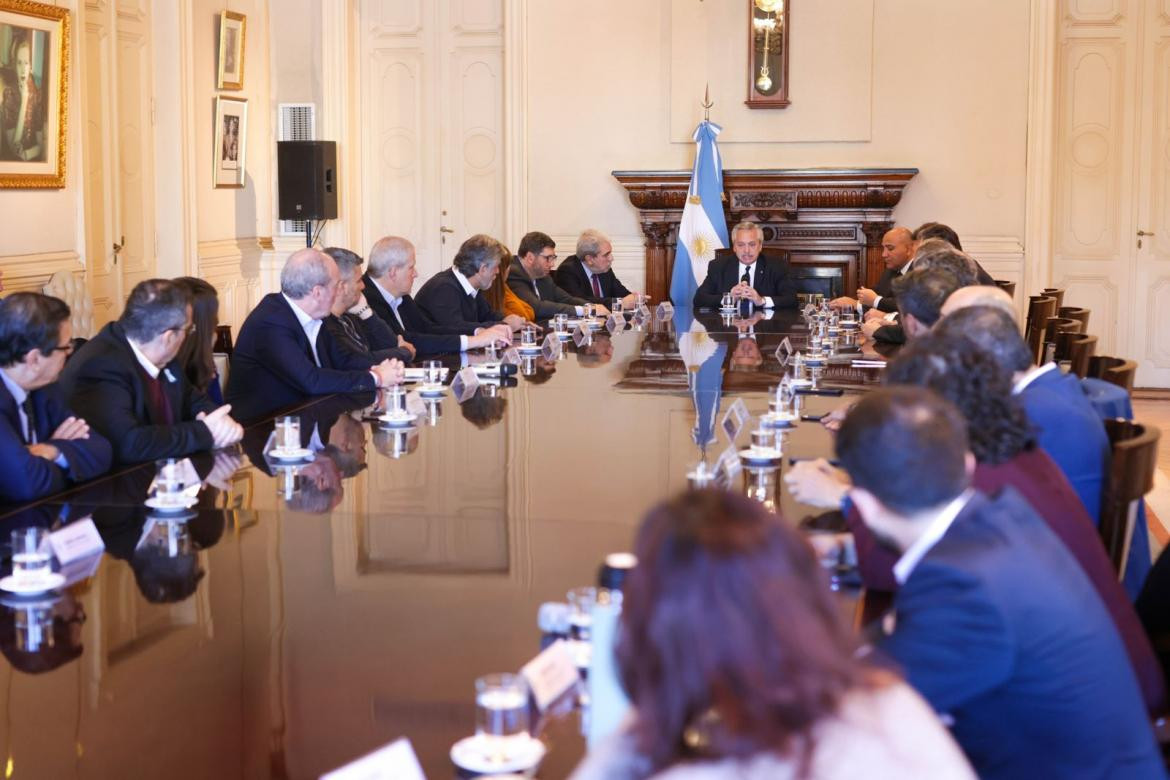 Reunión de Gabinete en la Casa Rosada. Foto: NA.