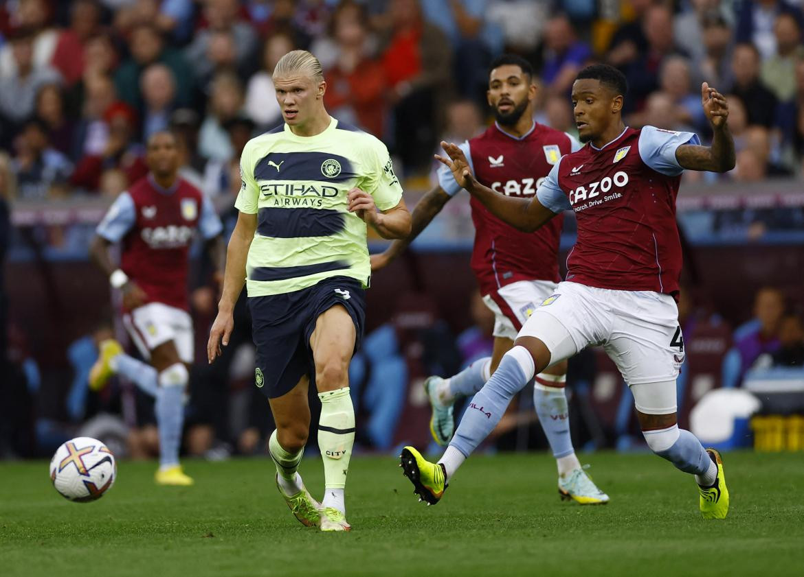 Manchester City vs Aston Villa, Premier League. Foto: REUTERS