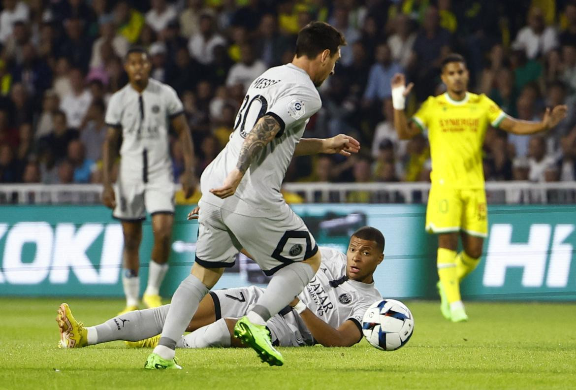 Lionel Messi, PSG vs Nantes. Foto: REUTERS