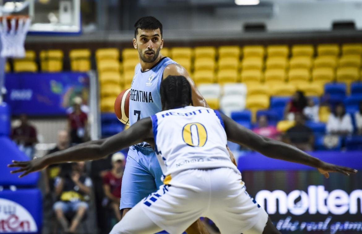 Argentina en el AmeriCup de básquet. Foto: Télam