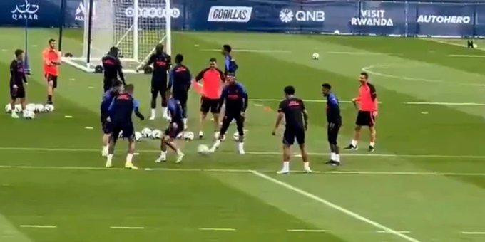 Messi, Neymar y Mbappé humillaron a Verratti. Foto: captura de video.