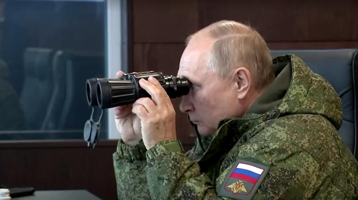 Putin supervisa ejercicios militares_Captura video: Reuters