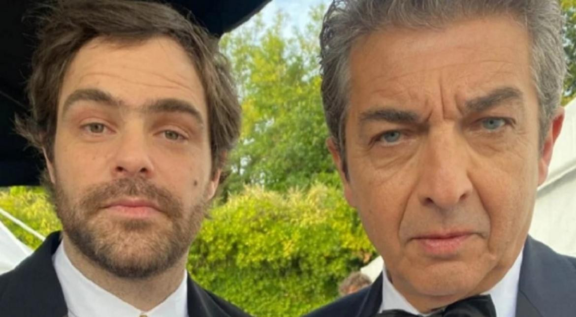 Ricardo Darín y Peter Lanzani. Foto: NA.