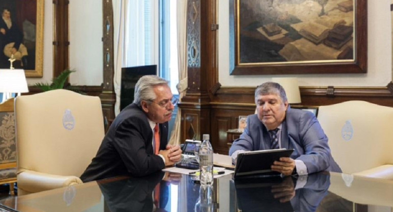 Alberto Fernández y José Mayans, Gobierno, NA