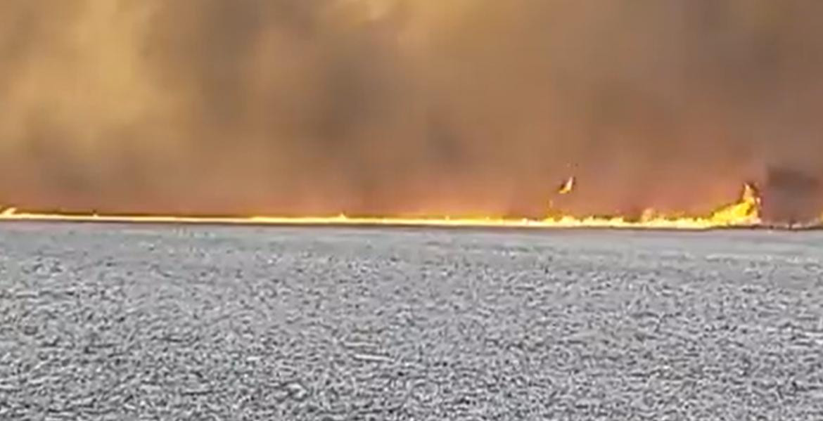 Incendios en Córdoba. Foto: captura de video.