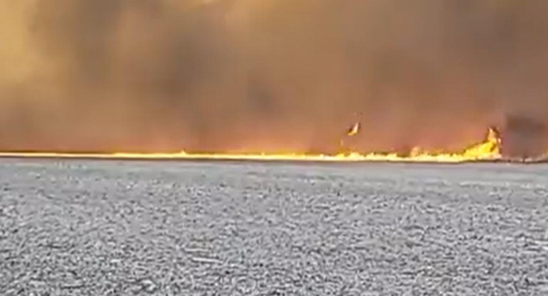 Incendios en Córdoba. Foto: captura de video.