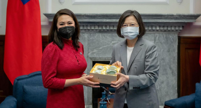 La presidenta de Taiwán con la congresista de EEUU_Reuters