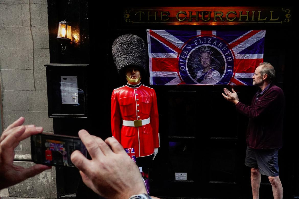 Homenaje en Gran Bretaña para la reina Isabel II. Foto: REUTERS