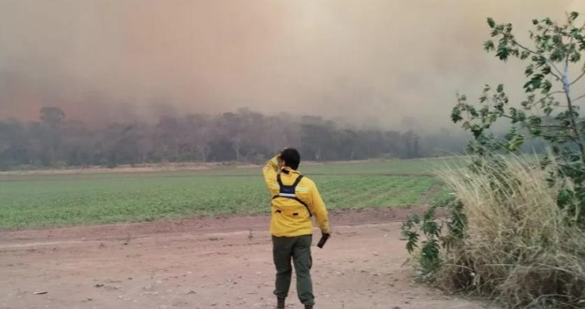 Incendios en Jujuy. Foto: NA.