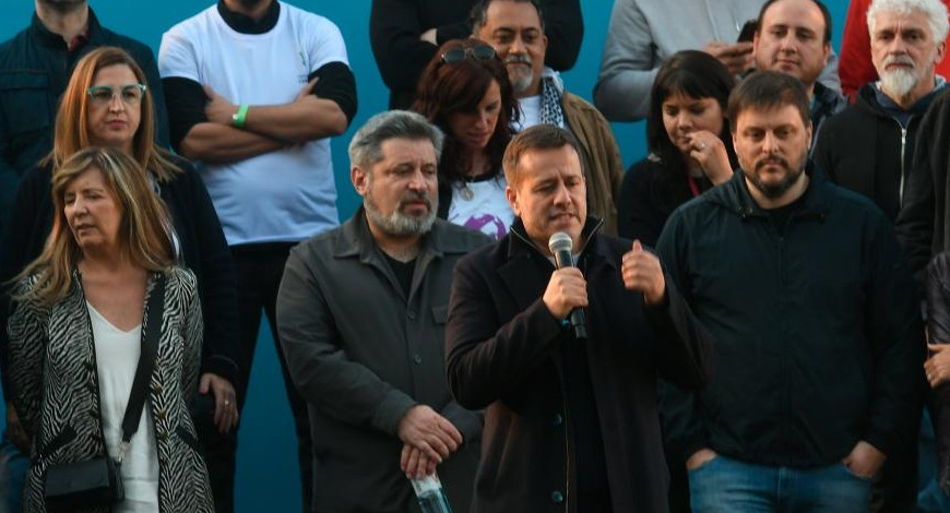Dirigentes del Frente de Todos respaldaron a Cristina. Foto: Telam.