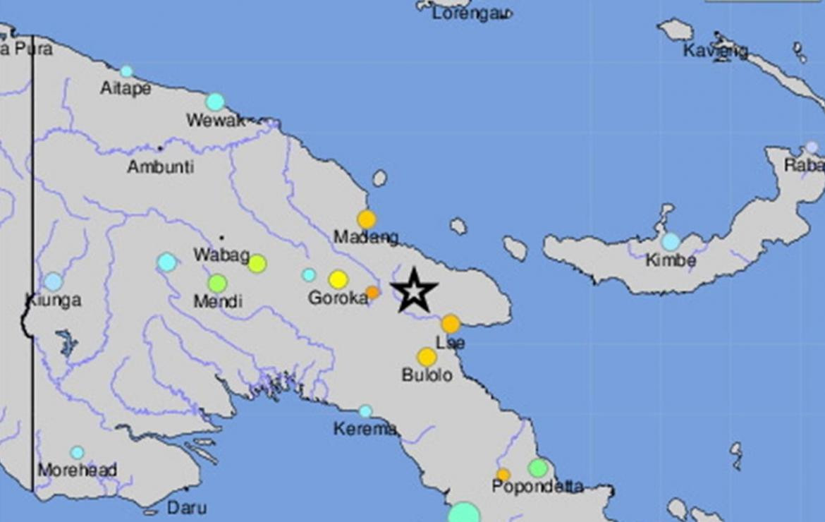 Sismo en Papúa Nueva Guinea, EFE