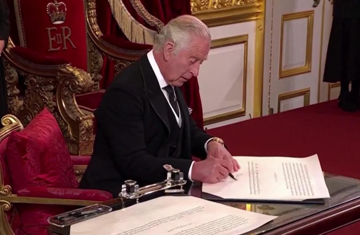 Rey Carlos III. Foto: captura de video.