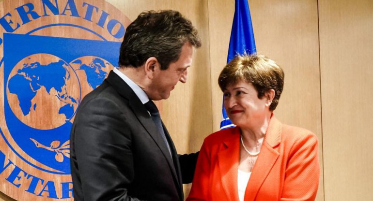 Massa y Georgieva, Foto Ministerio de Economía