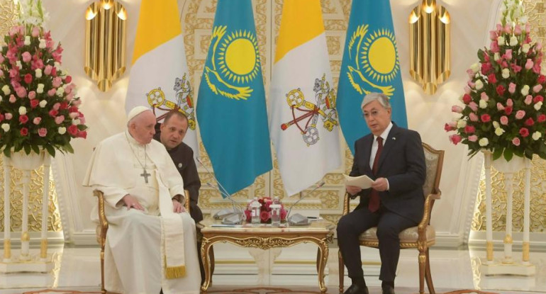 El papa en Kazajistán_Reuters