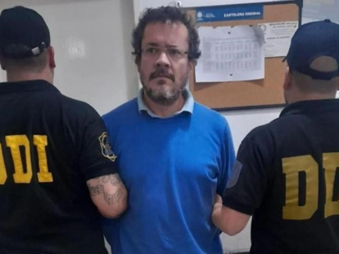 Detención de Martín del Río. Foto: Policía
