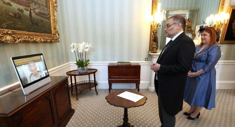 El embajador de la Argentina ante el Reino Unido e Irlanda Javier Figueroa. Foto: REUTERS