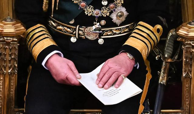 Las manos del rey Carlos III. Foto: GettyImages
