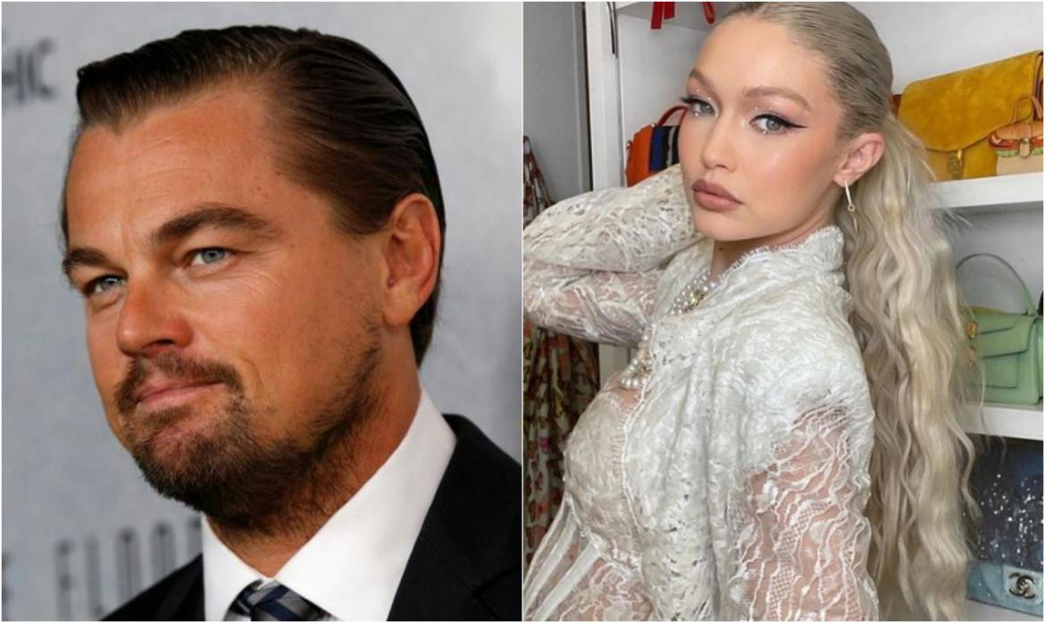 Leo Dicaprio y Gigi Hadid. Fotos: Reuters - Instagram/gigihadid