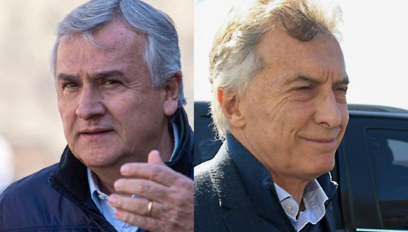 Gerardo Morales y Mauricio Macri. Foto: NA