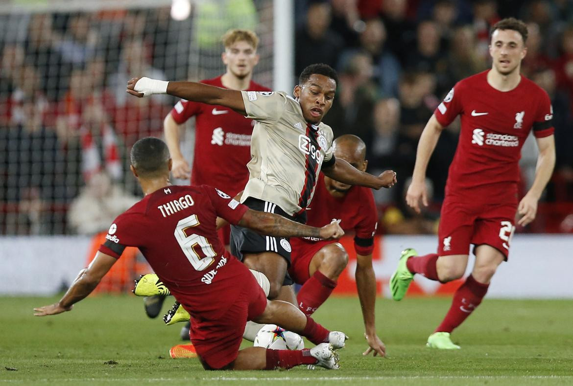 Liverpool vs Ajax, Champions League. Foto: REUTERS