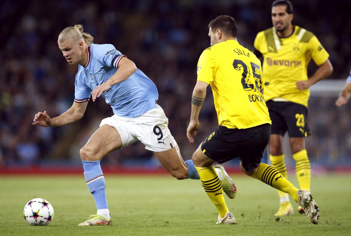 Manchester City vs Dortmund, Champions League. Foto: REUTERS