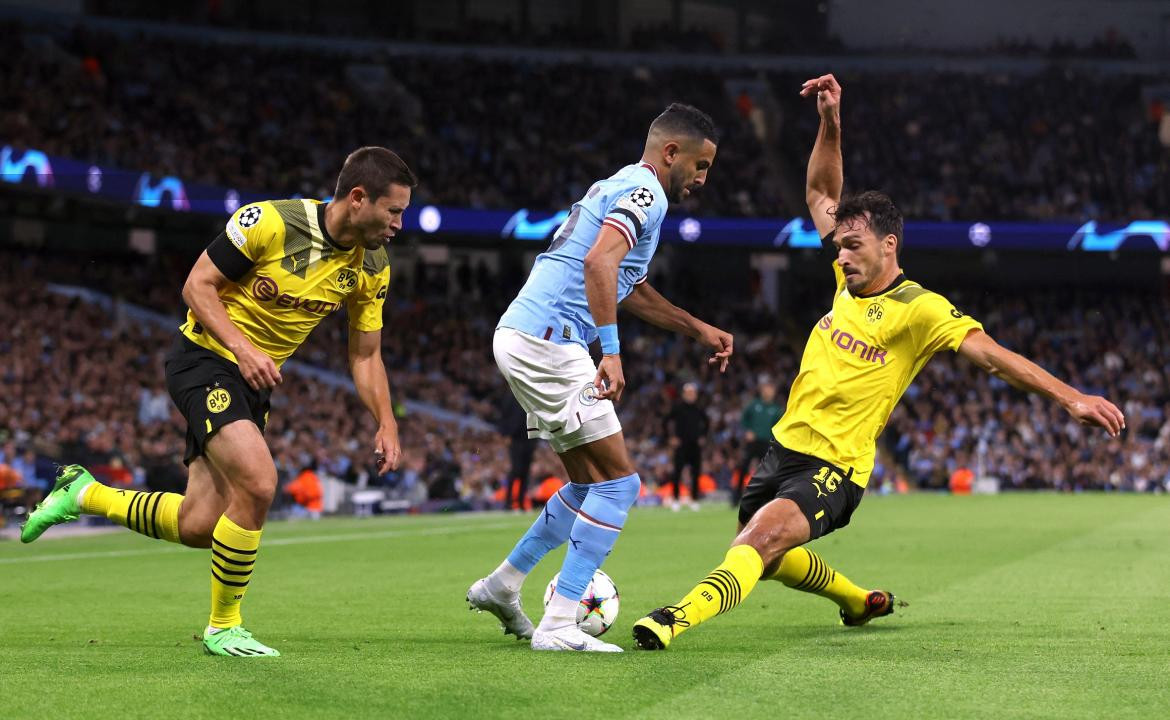 Manchester City vs Dortmund, Champions League. Foto: REUTERS