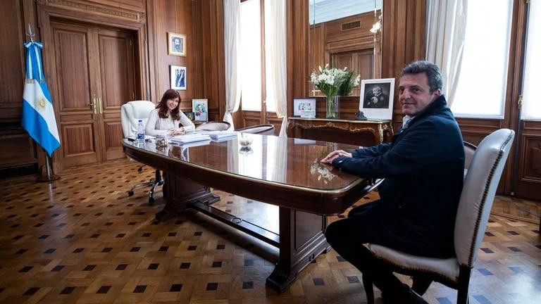 Sergio Massa y Cristina Kirchner. Foto: prensa FdT
