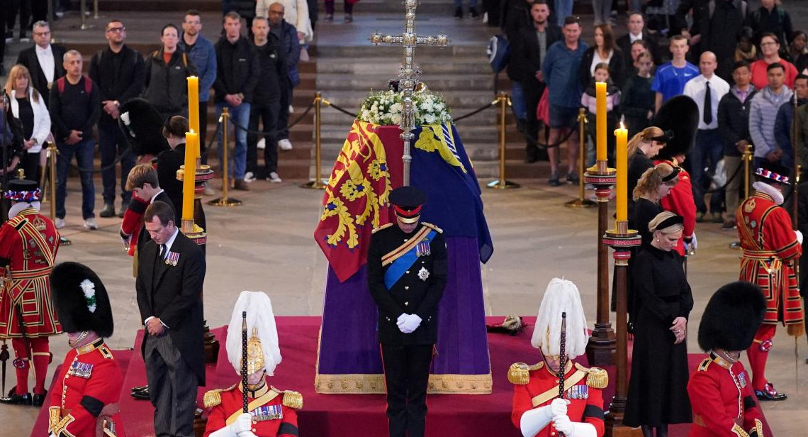 Isabel II, último adiós en Londres. Foto: REUTERS