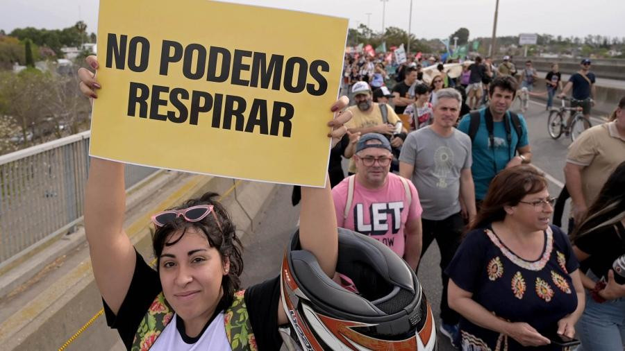 Marchas por la Ley de Humedales. Foto: Telam.