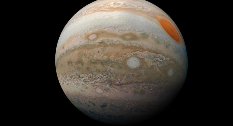 Fotografía de Júpiter. Foto: NASA.