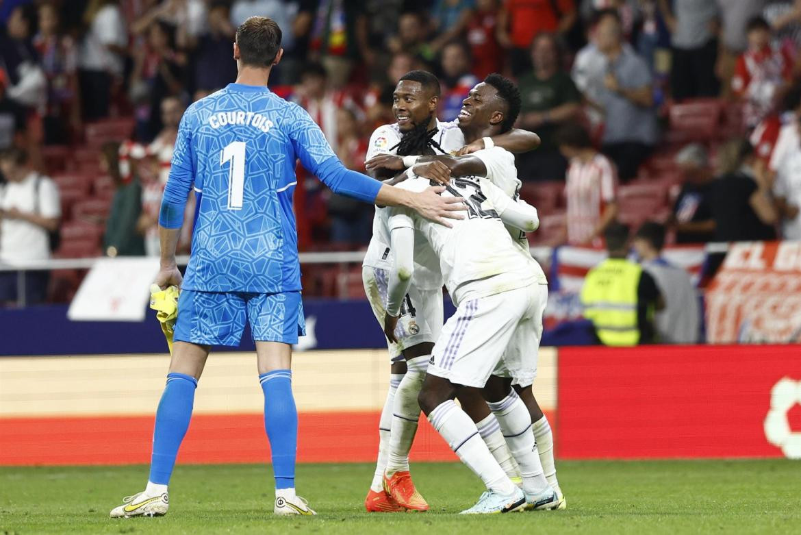 Real Madrid venció a Atlético de Madrid en el derbi. Foto: EFE.