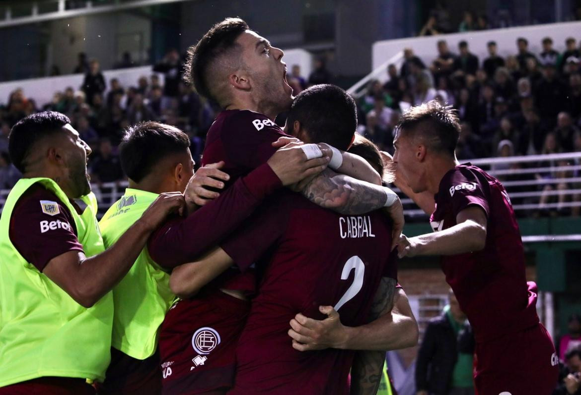 Festejo de Lanús, fútbol argentino, foto Twitter Lanús