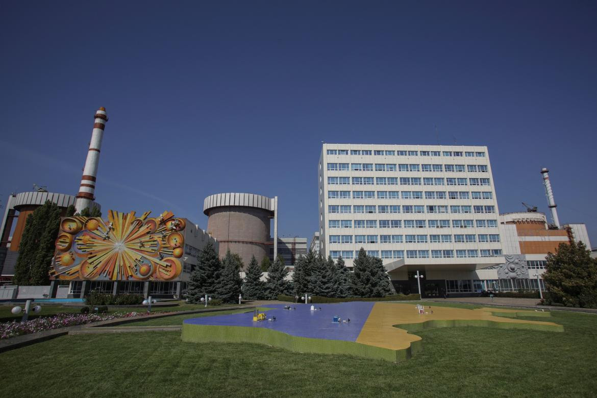 La central nuclear atacada con misiles por parte de Rusia. Foto: Reuters.