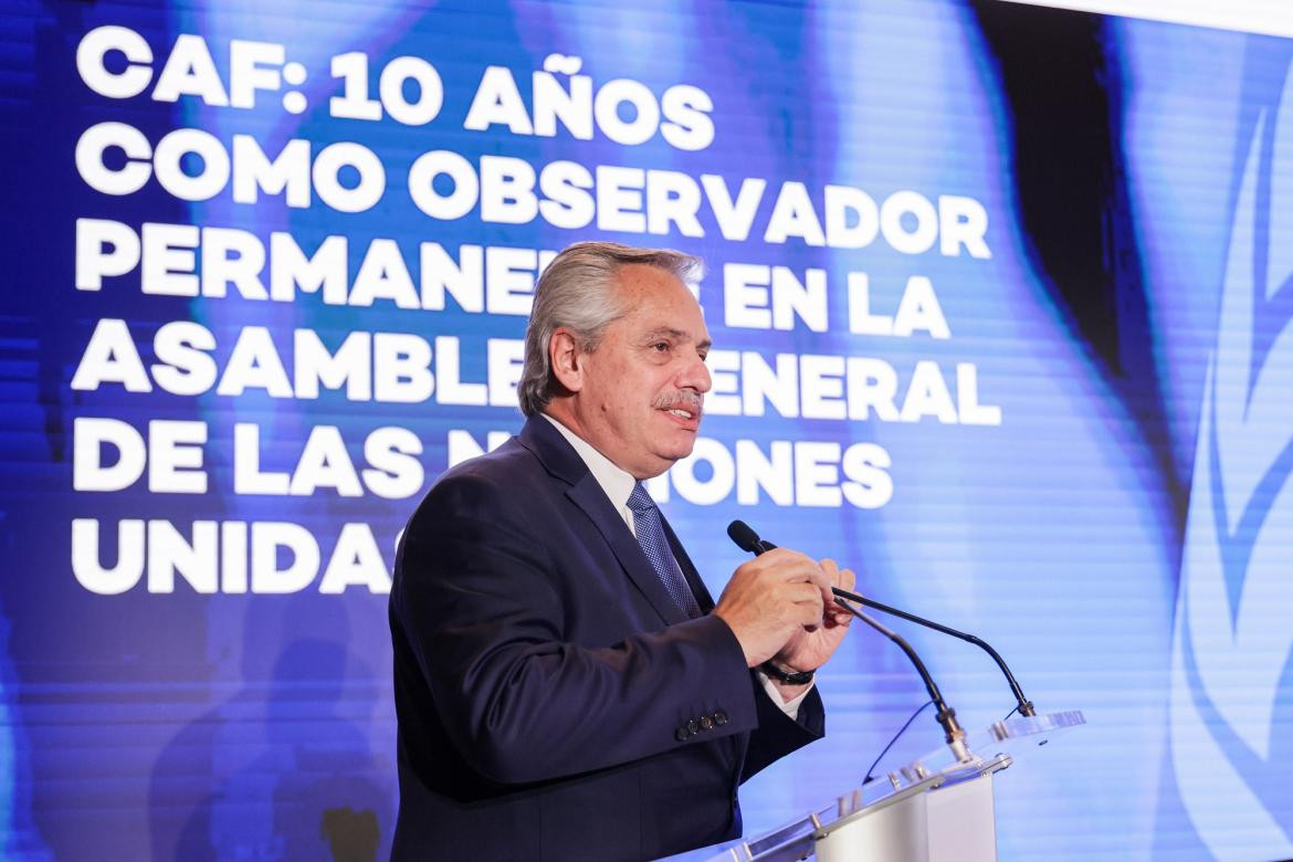 Alberto Fernández, Gobierno, Banco de Desarrollo de América Latina, NA