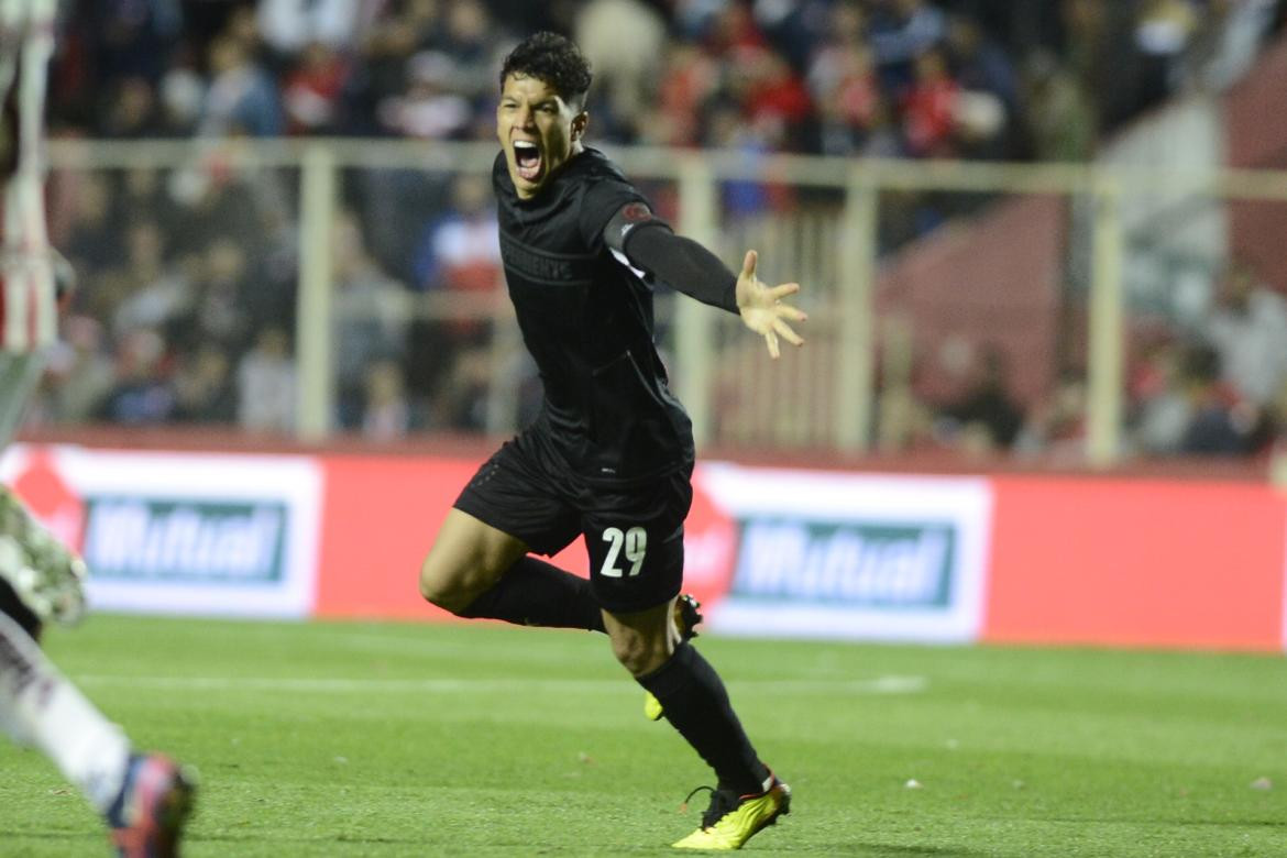 Lucas Romero, el autor del gol del triunfo de Independiente ante Unión. Foto: Télam.