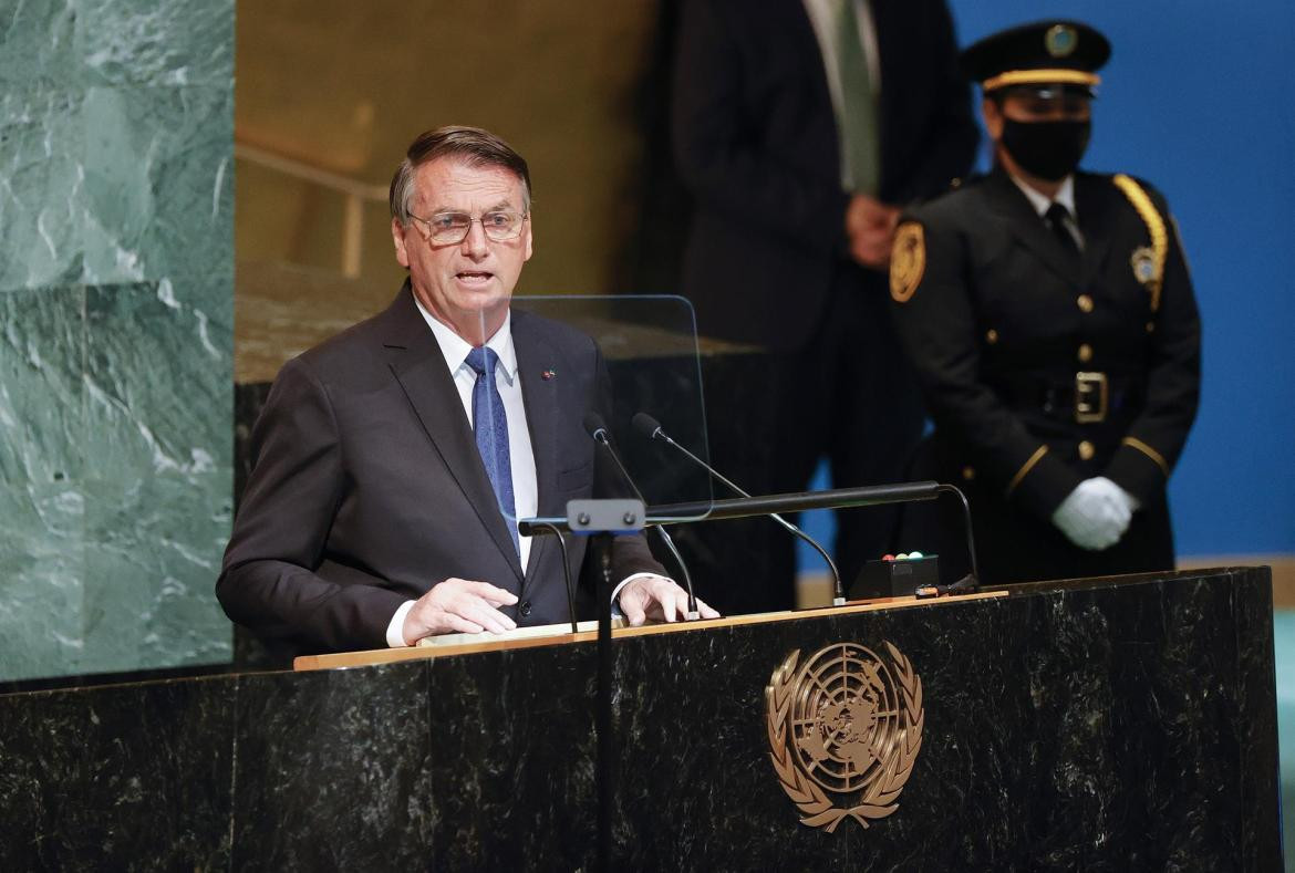 Jair Bolsonaro en un discurso en la ONU_EFE